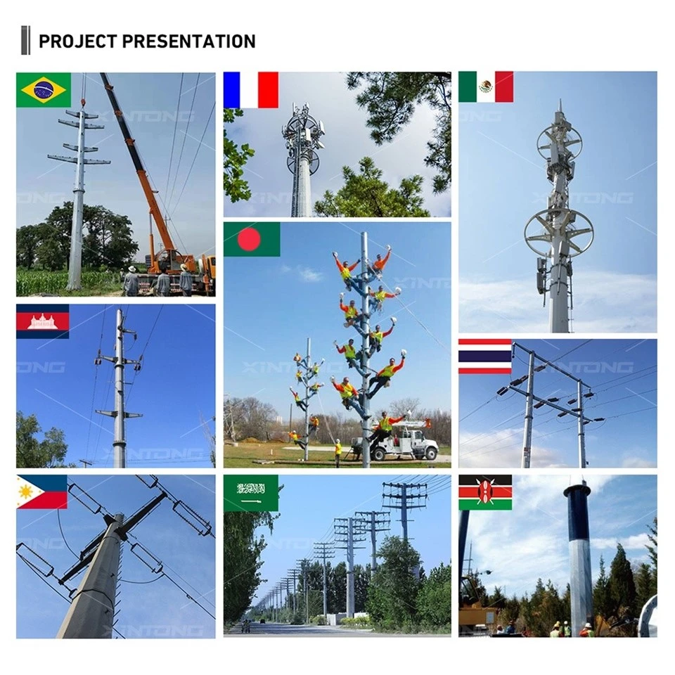Steel Power Transmission Pole factory Steel Power Transmission Pole factory