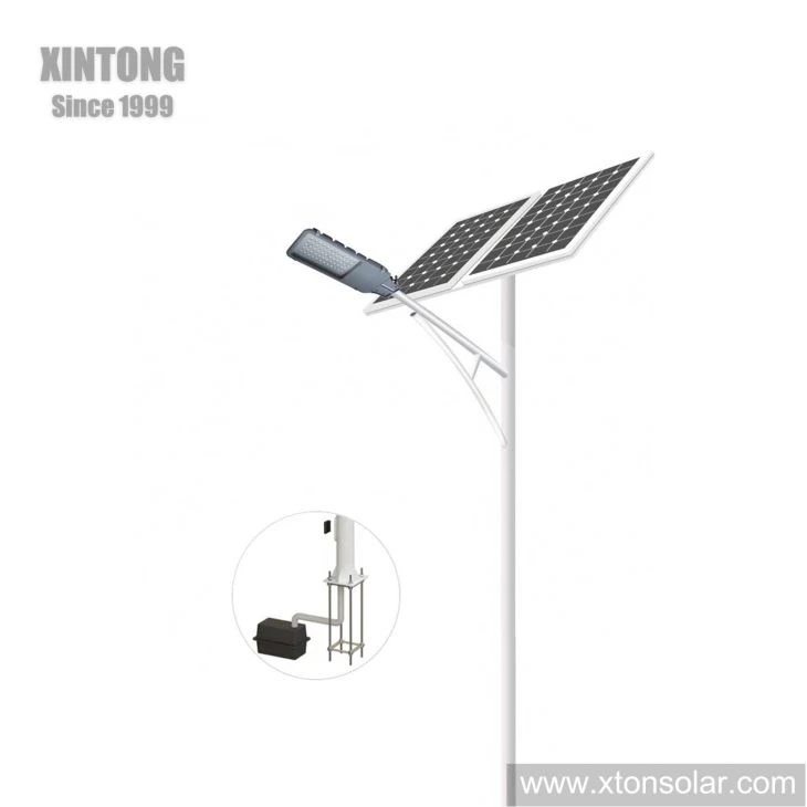 Słoneczna lampa uliczna LED 100W 150W
