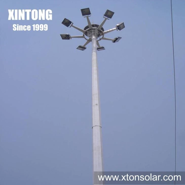 40m Steel Galvanized Pole LED Outdoor High Mast Light